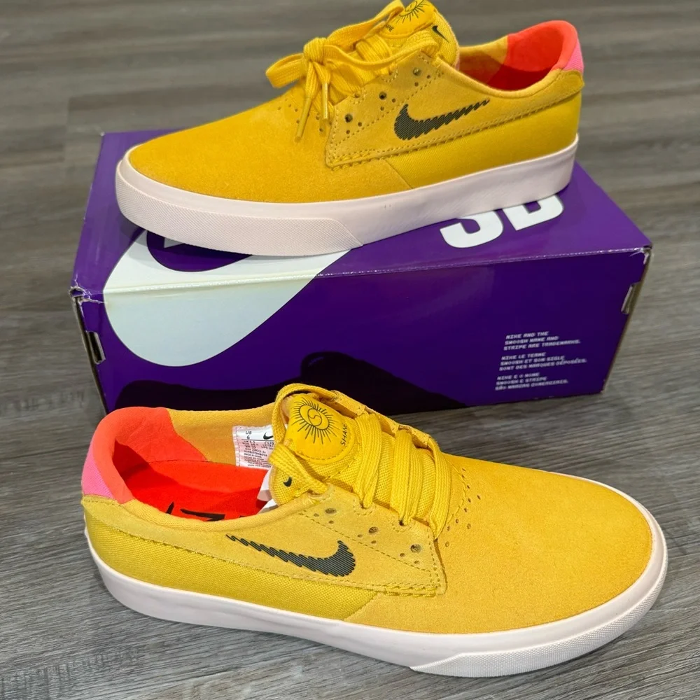 Nike SB Shane T Pollen Yellow Low Top Sneakers
